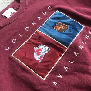 Vtg Joy Athletic Colorado Avalanche Crewneck